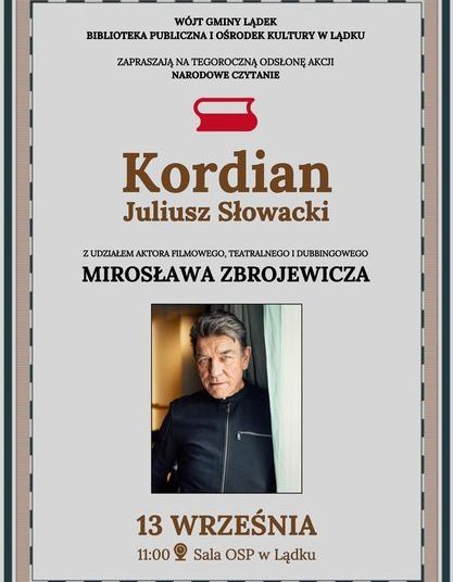 W Lądku zapraszają na Kordiana