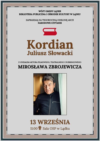W Lądku zapraszają na Kordiana
