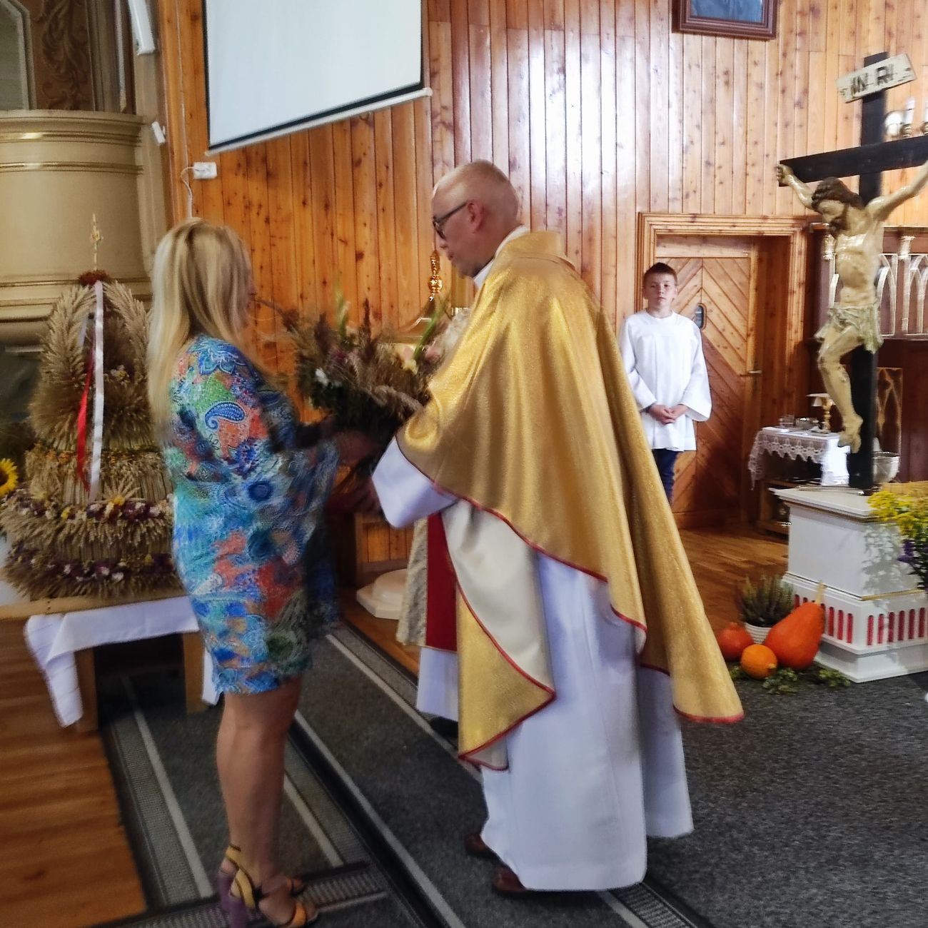 Dożynki parafialne w Kowalewie Opactwie