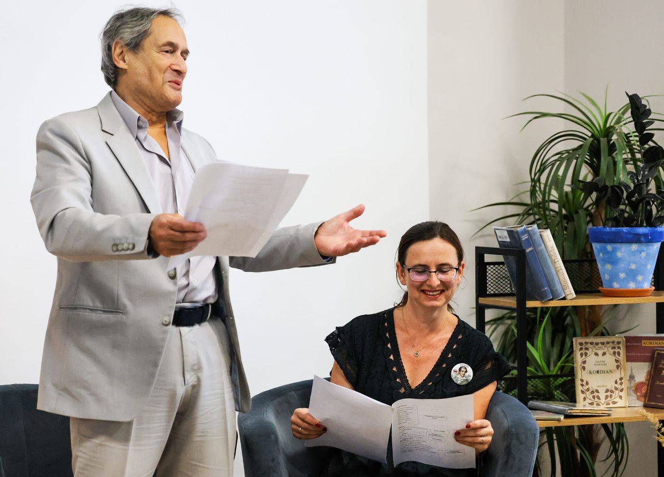 Czytali z Jerzym Zelnikiem