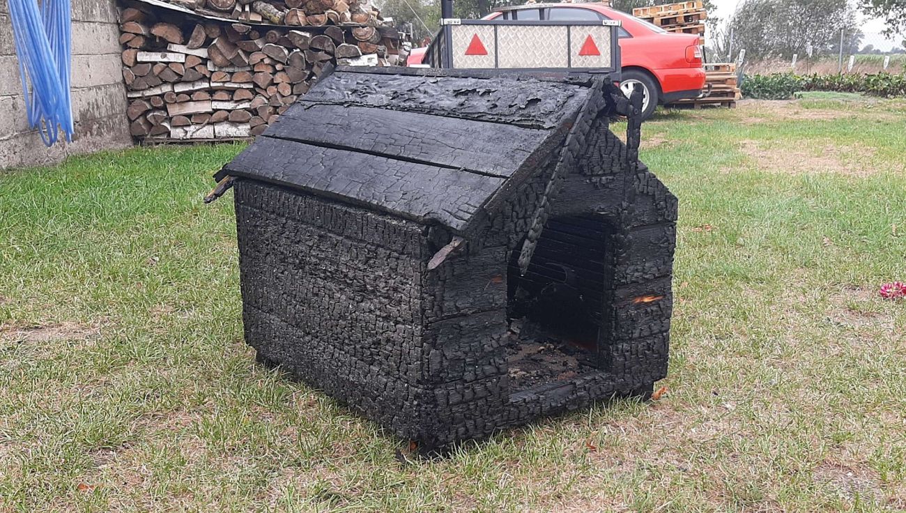 Paliły się budy dla psów