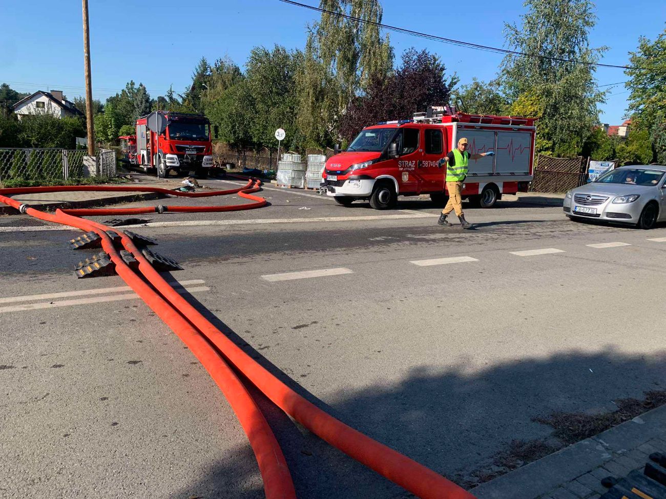 Wrócili z terenów powodziowych