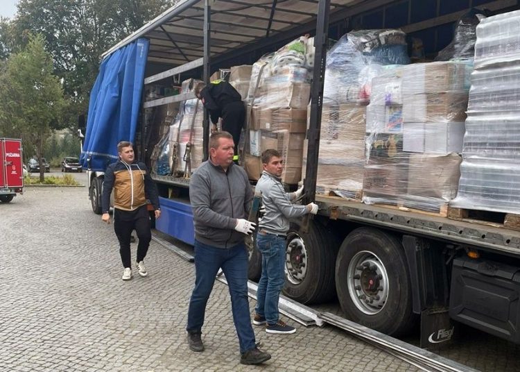 Dary ze Strzałkowa trafiły do powodzian