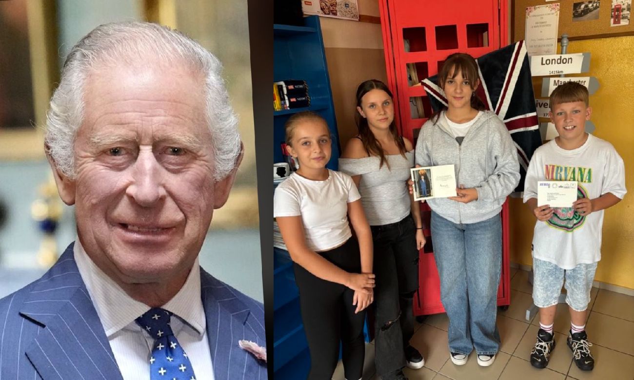 Uczniowie podnieśli na duchu… króla Wielkiej Brytanii. Karol III im podziękował