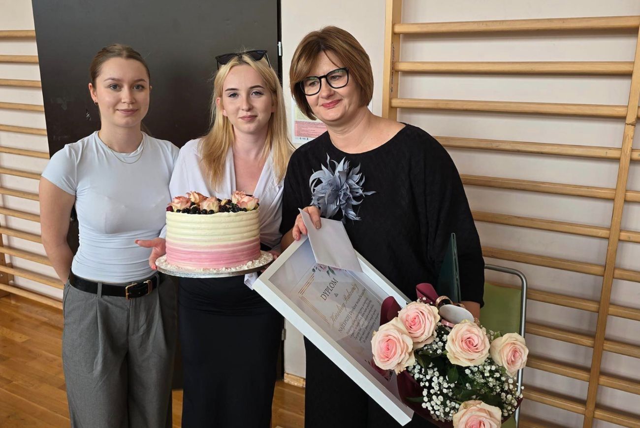 Wzruszające pożegnanie w Ekonomiku. Tak dziękowali pani dyrektor