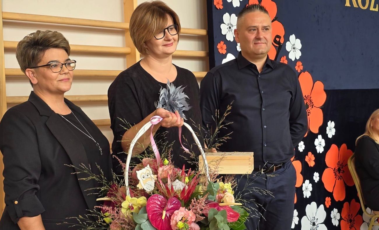 Wzruszające pożegnanie w Ekonomiku. Tak dziękowali pani dyrektor