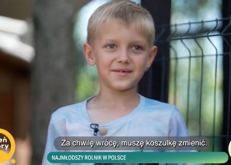 Bartek w Dzień Dobry TVN. 8-latek z Lądu to najmłodszy rolnik w Polsce?