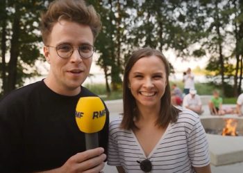 RMF w Słupcy. Zobacz film z wizyty Fajnego Żółtego Kampera nad naszym jeziorem