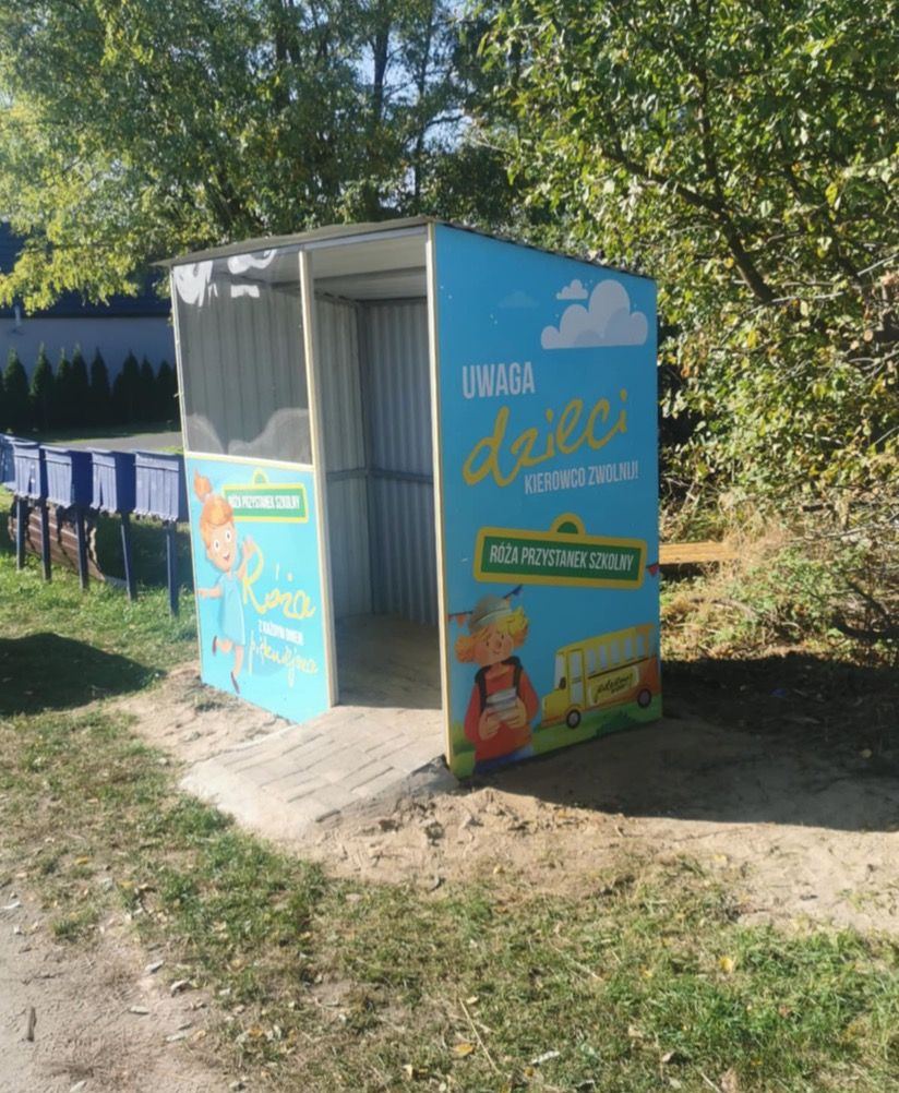 Przystanek na Róży już tak nie wygląda. Zobacz niezwykły efekt pracy mieszkańców