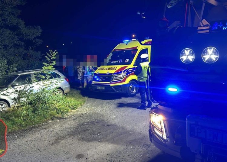 Wypadek na K92. Zderzyły się dwa auta