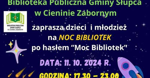 Noc bibliotek w Cieninie Zabornym