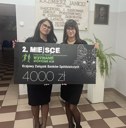 Sukces szkoły w Cieninie Zabornym