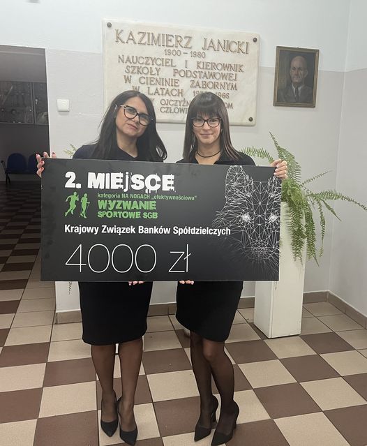 Sukces szkoły w Cieninie Zabornym