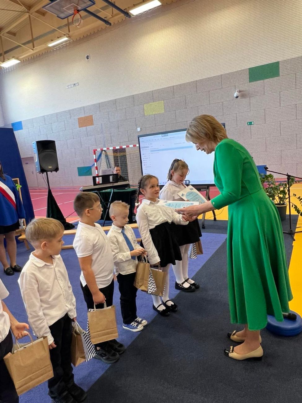 Pasowanie na ucznia w Kowalewie Op.