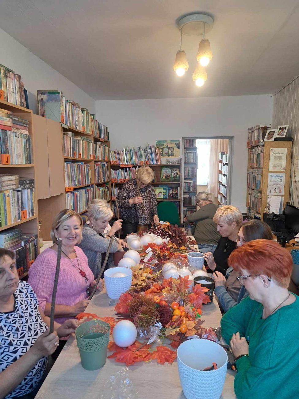 Jesiennie w cienińskiej bibliotece