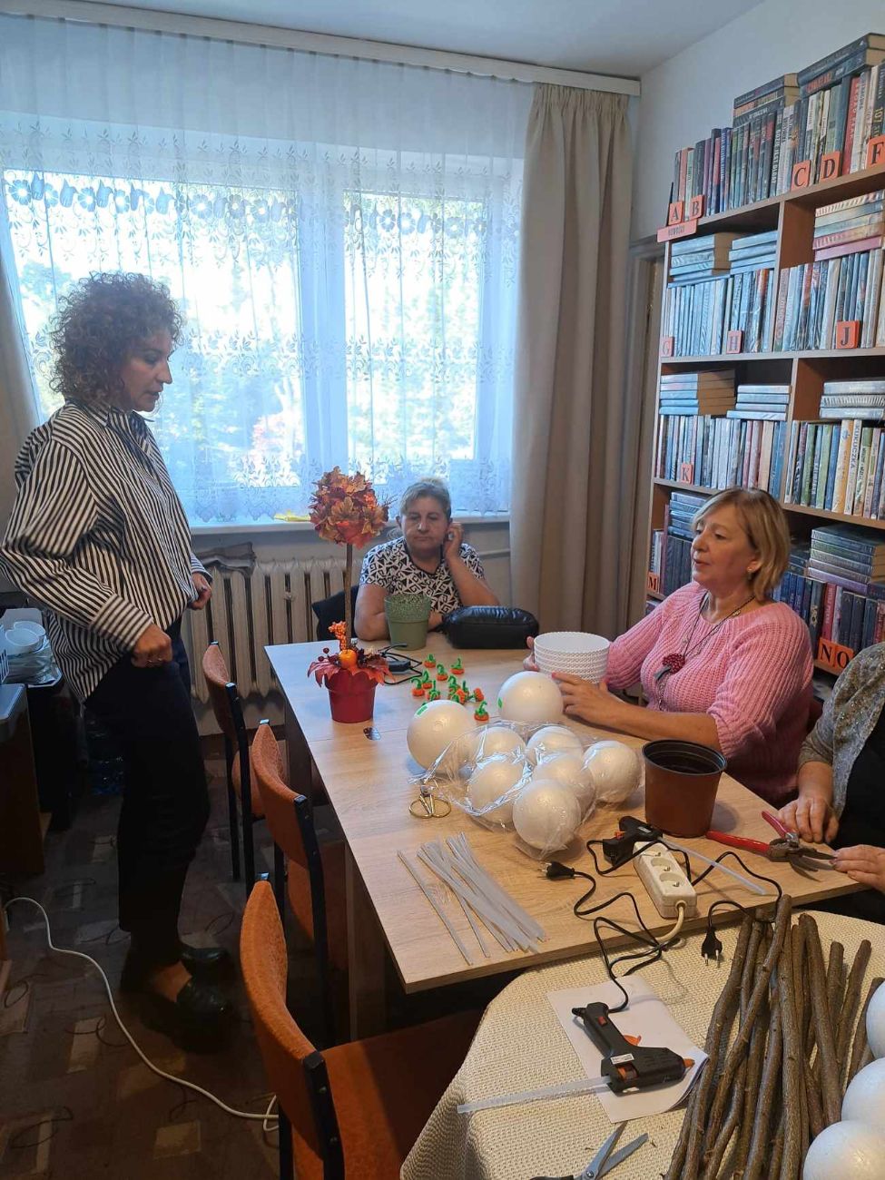 Jesiennie w cienińskiej bibliotece