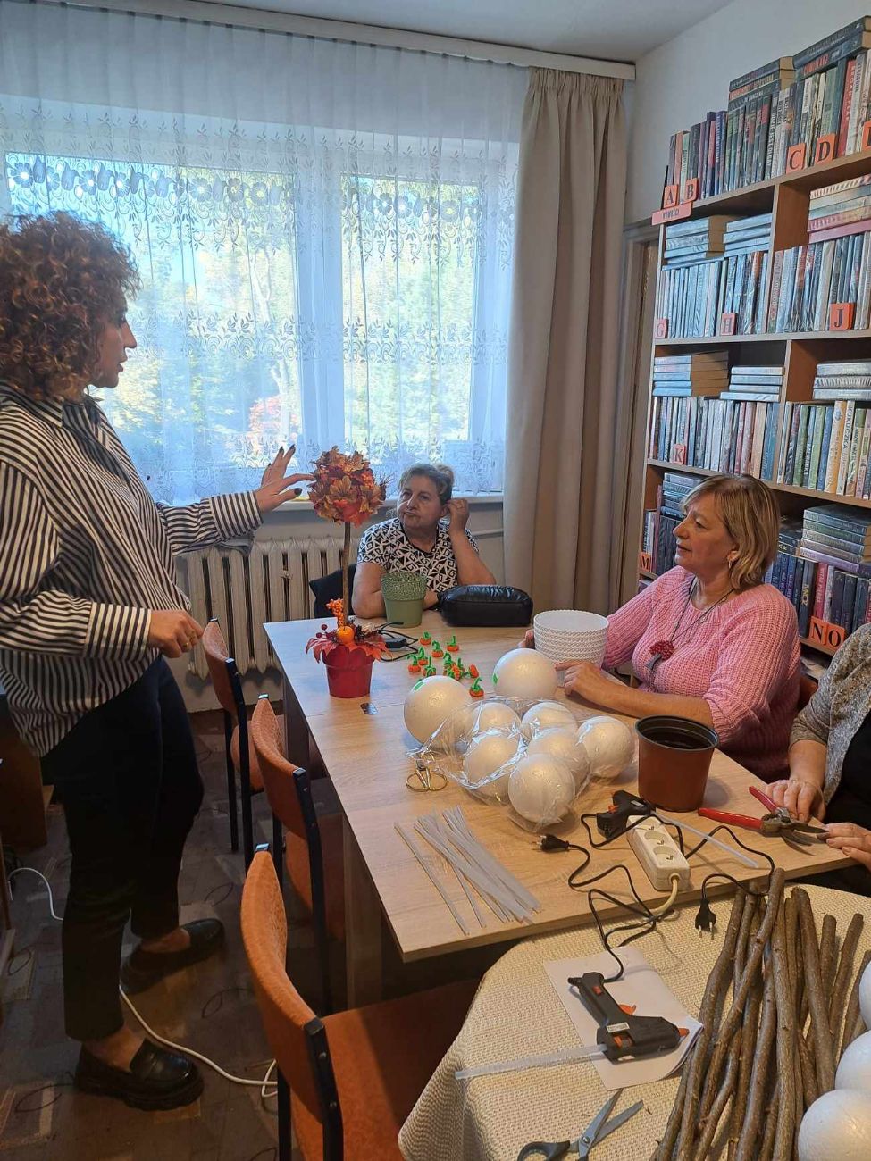 Jesiennie w cienińskiej bibliotece
