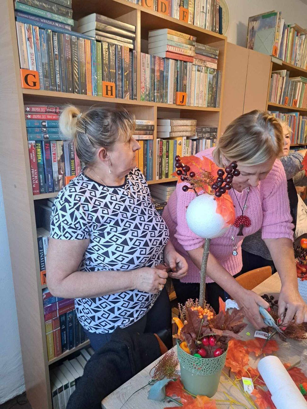 Jesiennie w cienińskiej bibliotece
