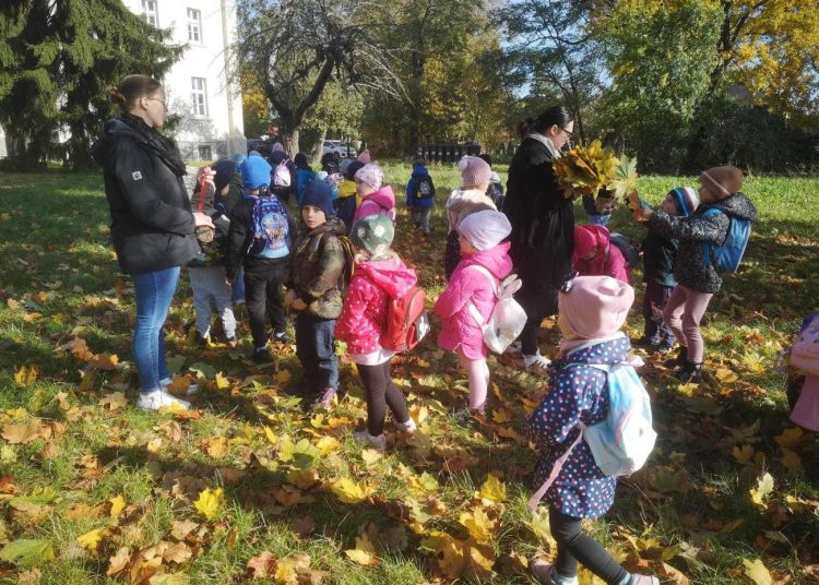 Jesienna wizyta dzieci z ZSP w Lądku w Ośrodku w Lądzie