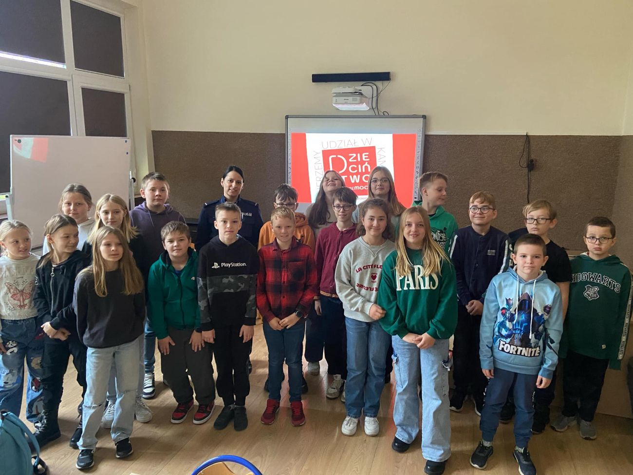 Warsztaty z policją w Kowalewie