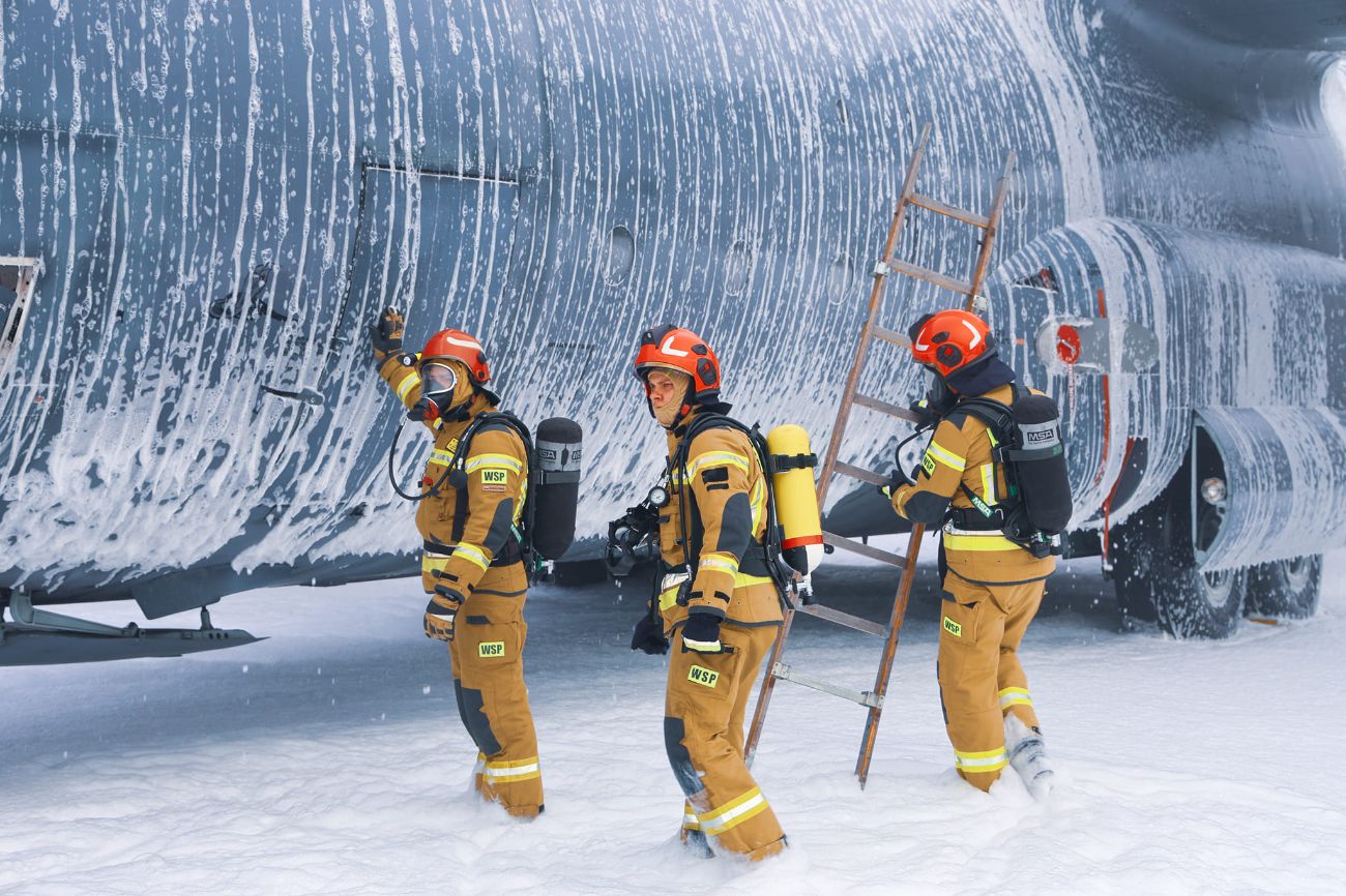 Samolot w ogniu. Wszystkie służby były dziś w Powidzu