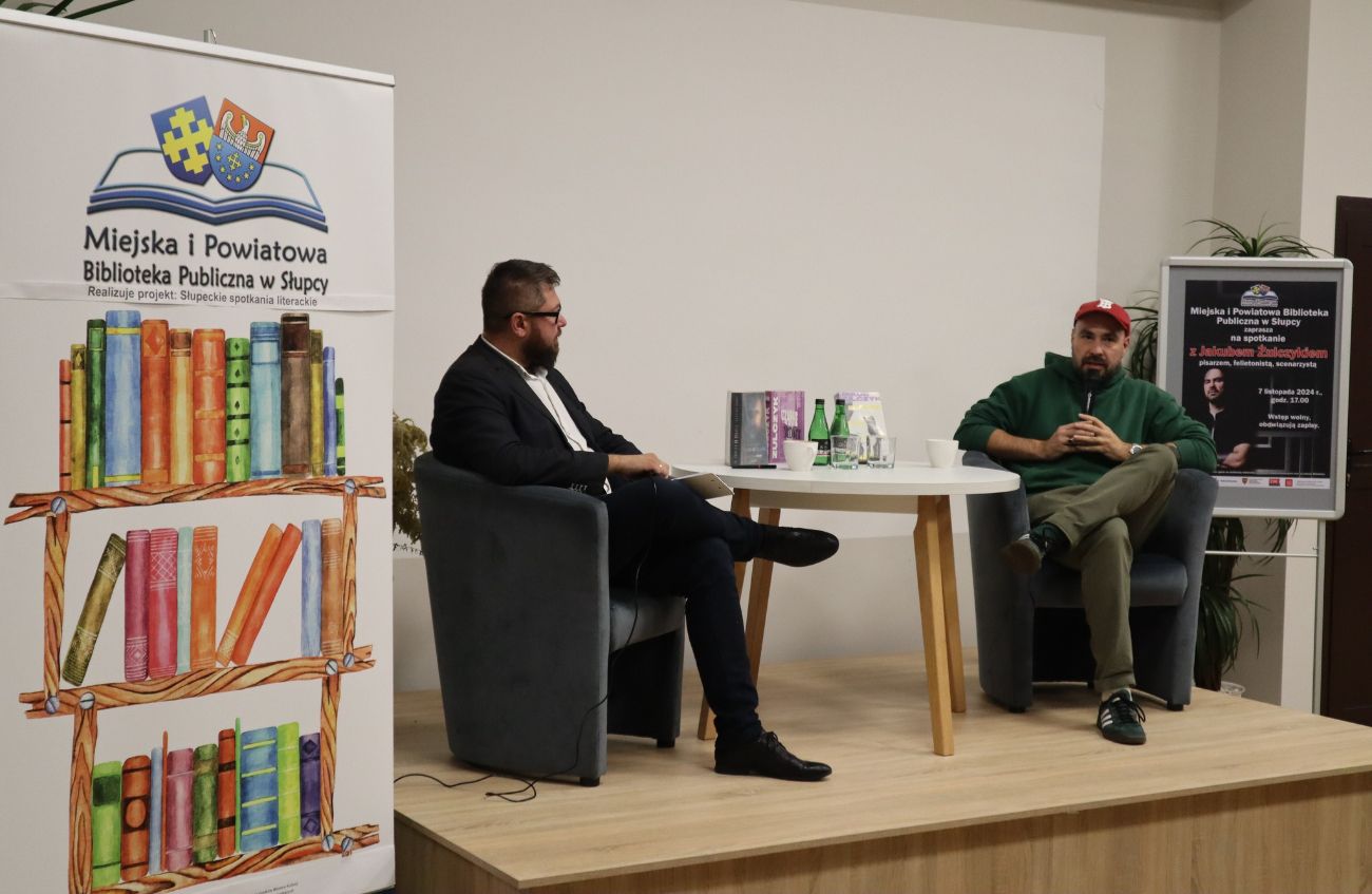 Jakub Żulczyk w słupeckiej bibliotece