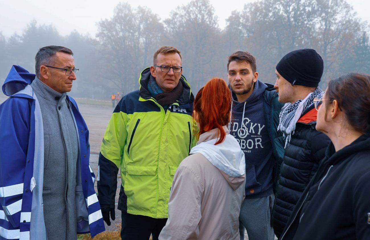 Samolot w ogniu. Wszystkie służby były dziś w Powidzu