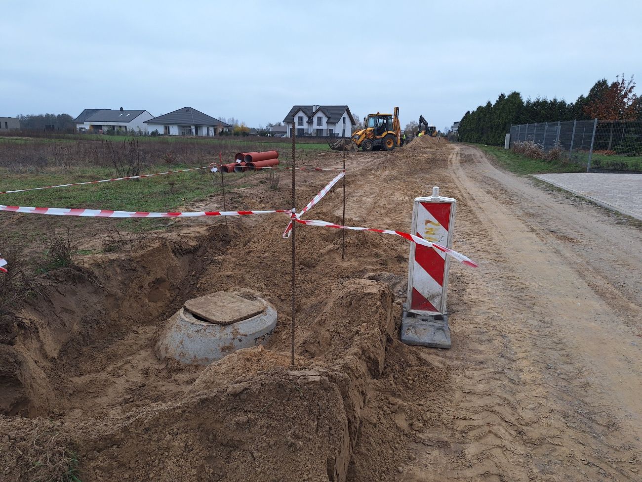 Rozpoczęły się prace na ul. Jeziornej w Piotrowicach