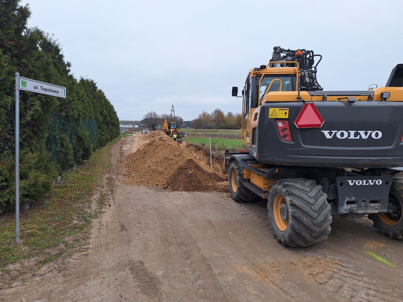 Rozpoczęły się prace na ul. Jeziornej w Piotrowicach