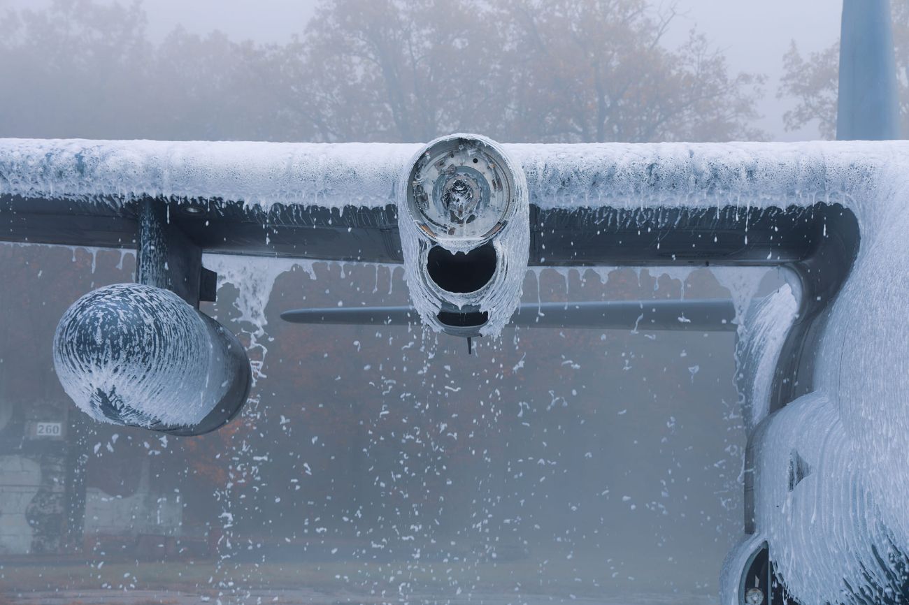 Samolot w ogniu. Wszystkie służby były dziś w Powidzu