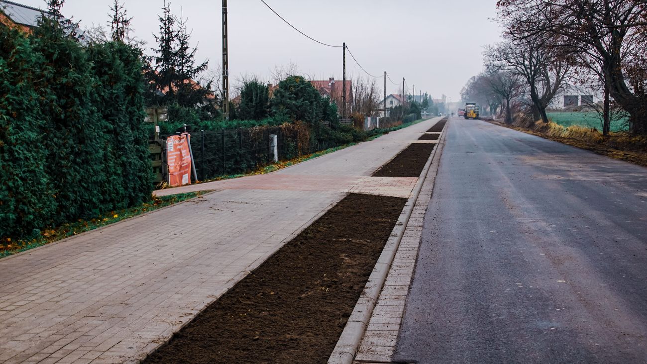 Koniec prac na drodze Powidz – Przybrodzin