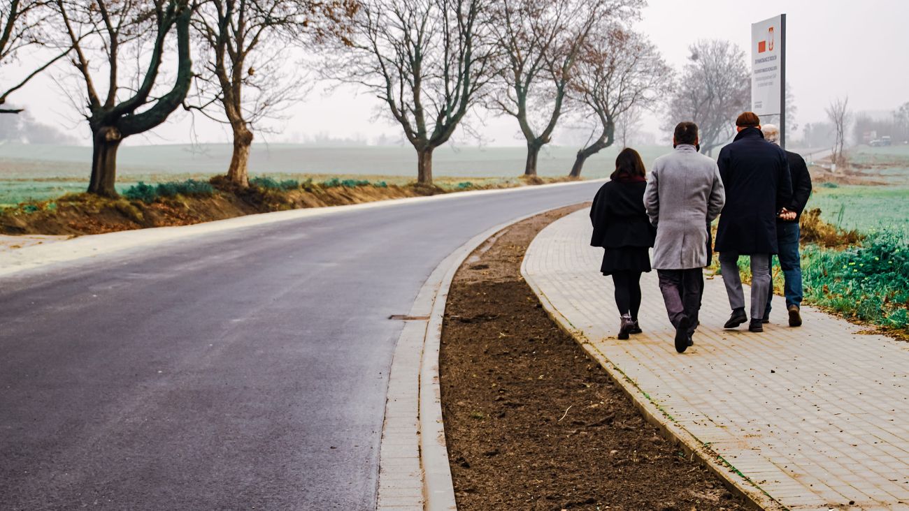Koniec prac na drodze Powidz – Przybrodzin
