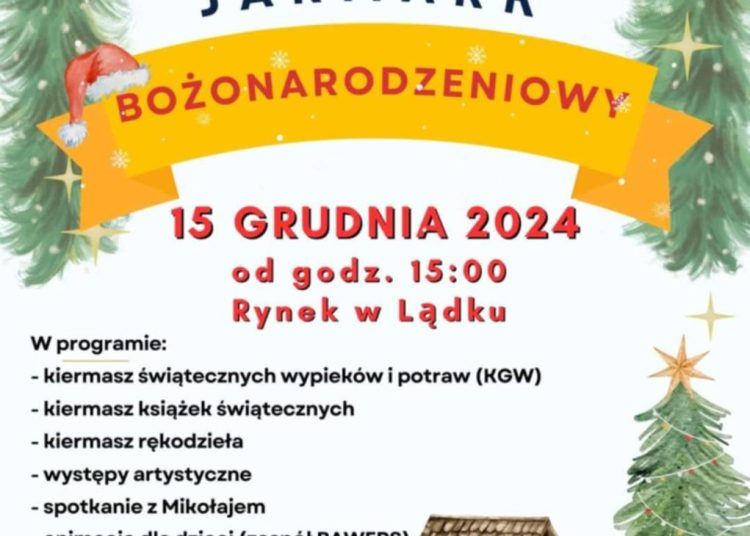 Jarmark Bożonarodzeniowy w gminie Lądek