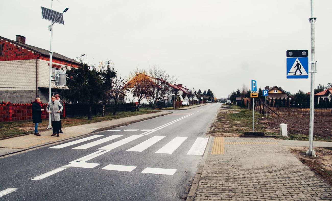 Przejście dla pieszych w Zagórowie gotowe