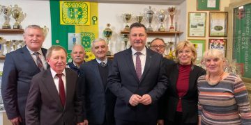 Minister niespodziewanie odwiedził działkowców