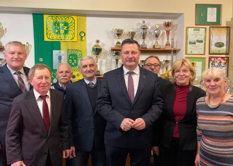 Minister niespodziewanie odwiedził działkowców