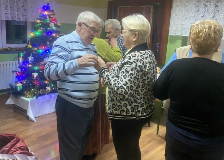 Wigilijnie w cienińskim Klubie Seniora