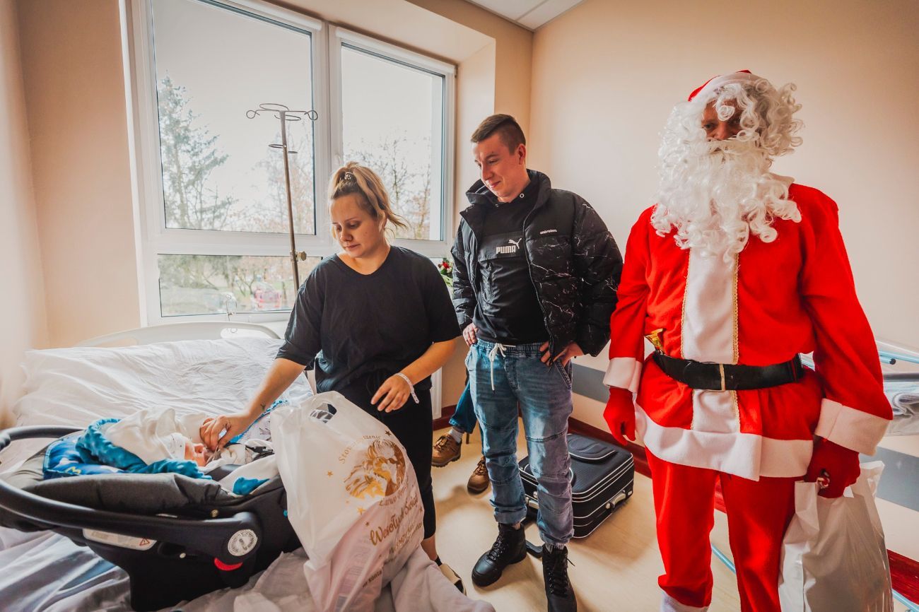 Wyjątkowi goście odwiedzili szpital