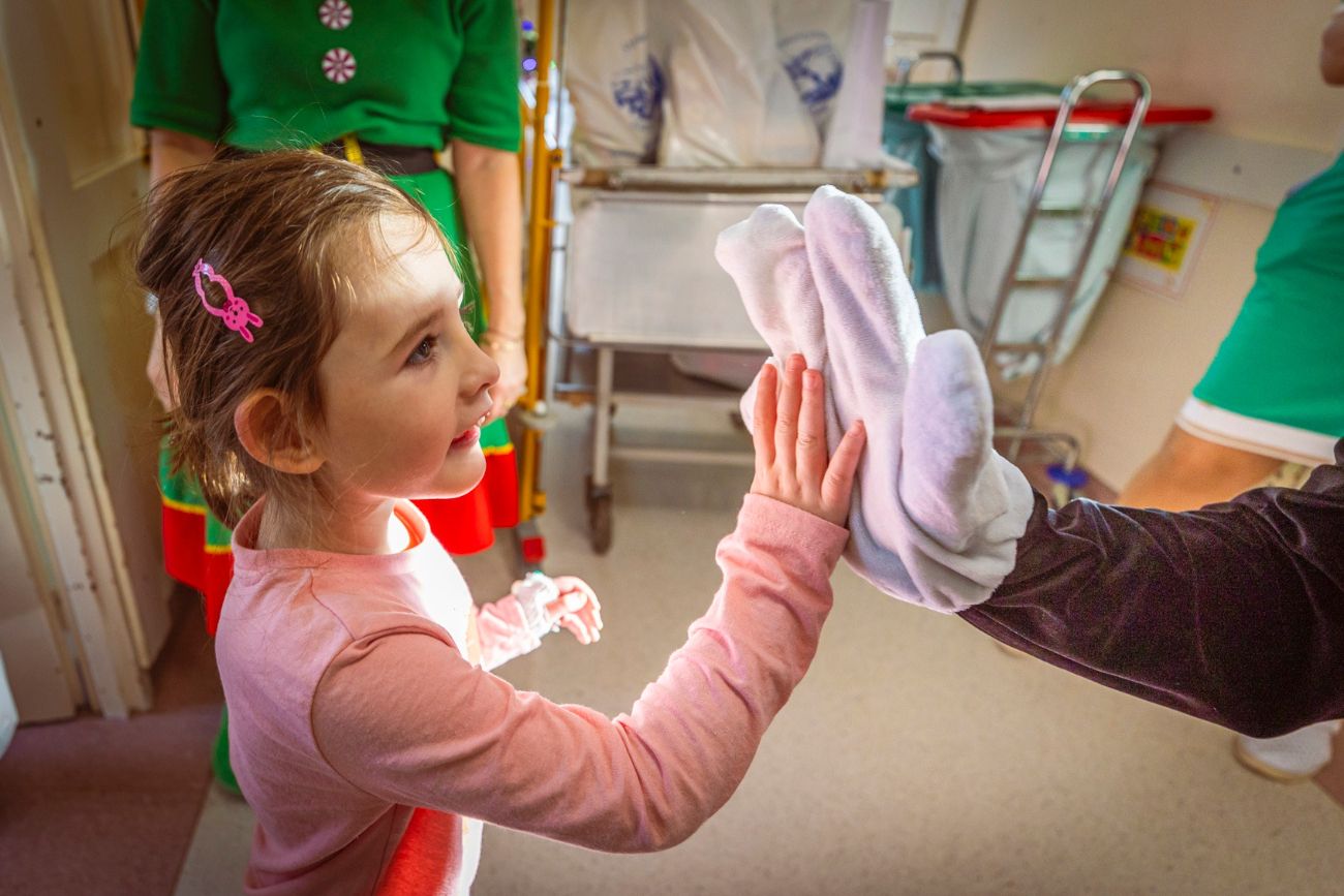 Wyjątkowi goście odwiedzili szpital