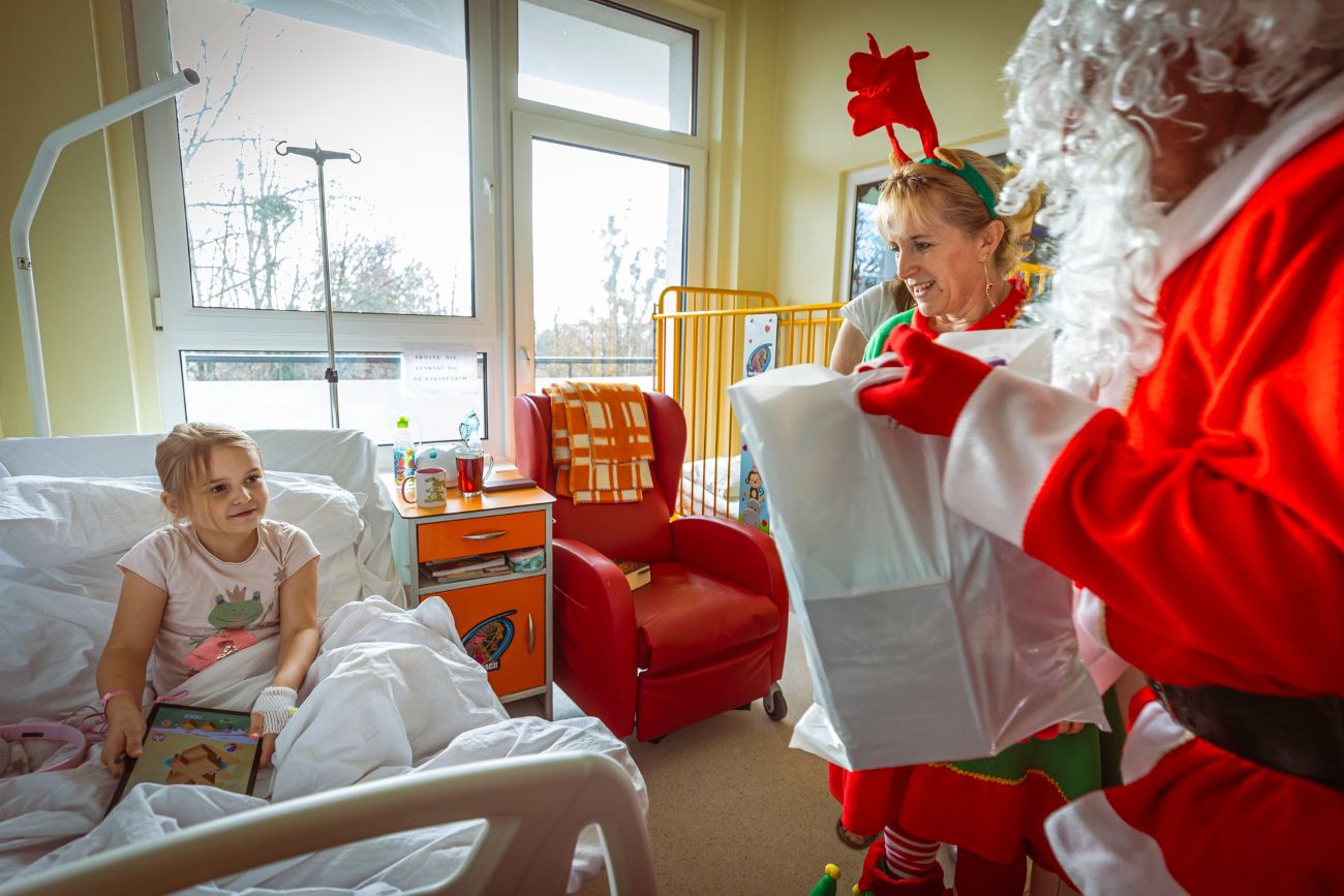 Wyjątkowi goście odwiedzili szpital