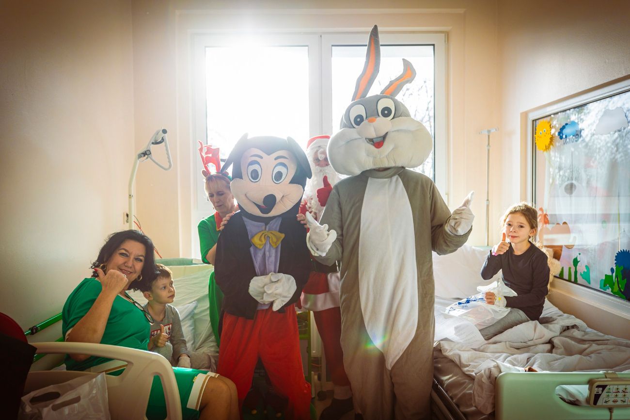 Wyjątkowi goście odwiedzili szpital