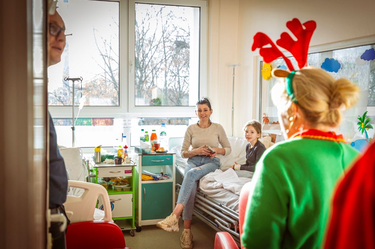 Wyjątkowi goście odwiedzili szpital