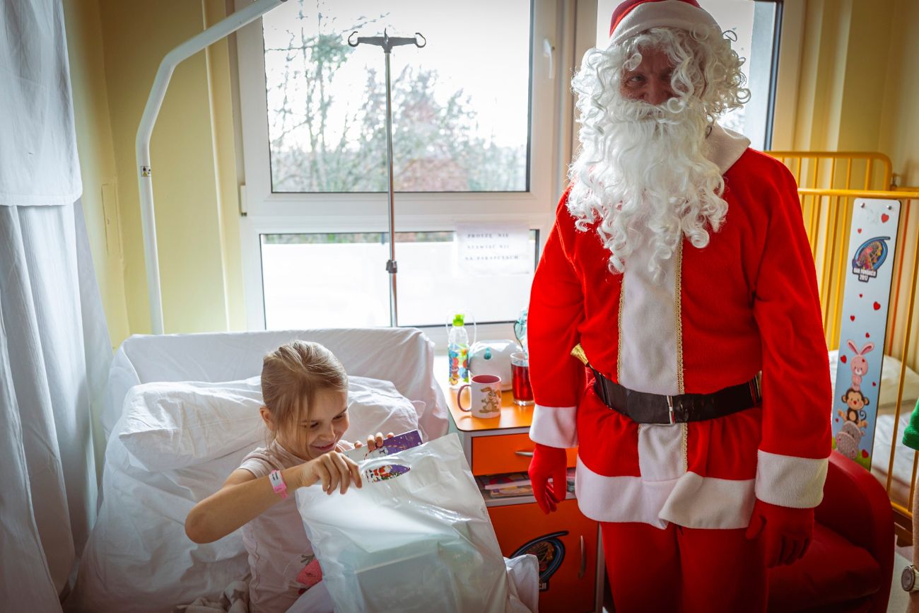 Wyjątkowi goście odwiedzili szpital