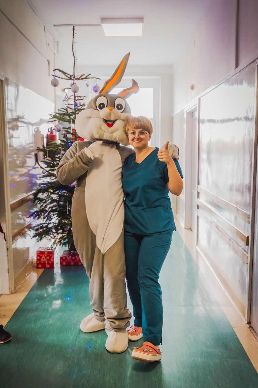 Wyjątkowi goście odwiedzili szpital