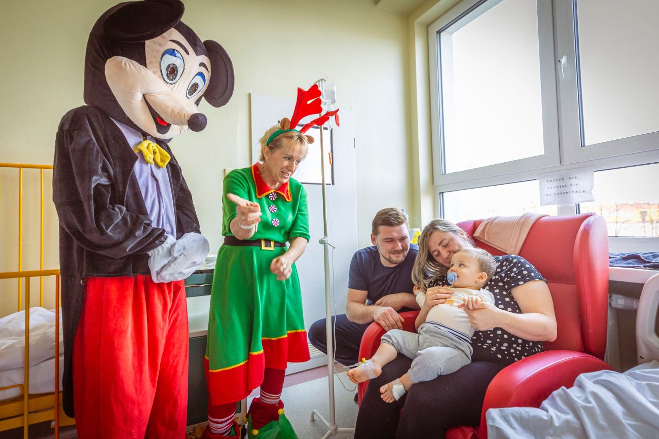 Wyjątkowi goście odwiedzili szpital