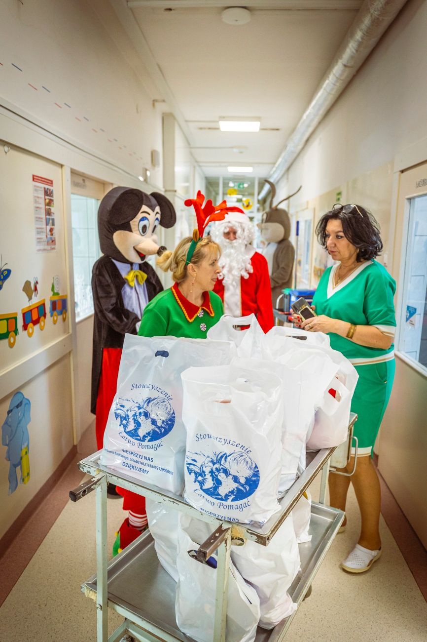 Wyjątkowi goście odwiedzili szpital