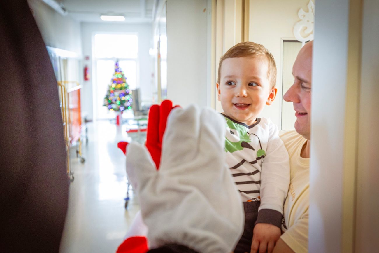 Wyjątkowi goście odwiedzili szpital