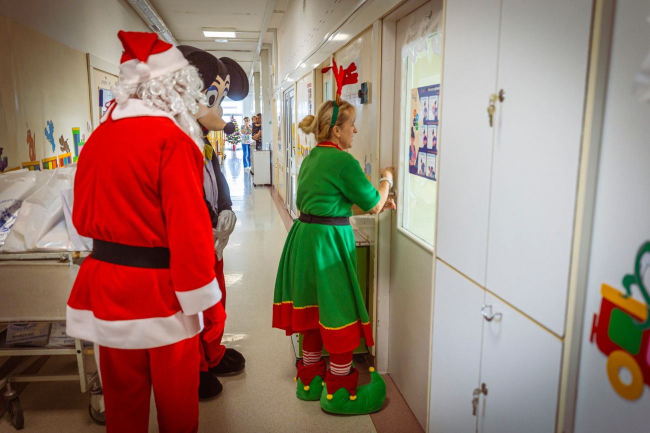 Wyjątkowi goście odwiedzili szpital