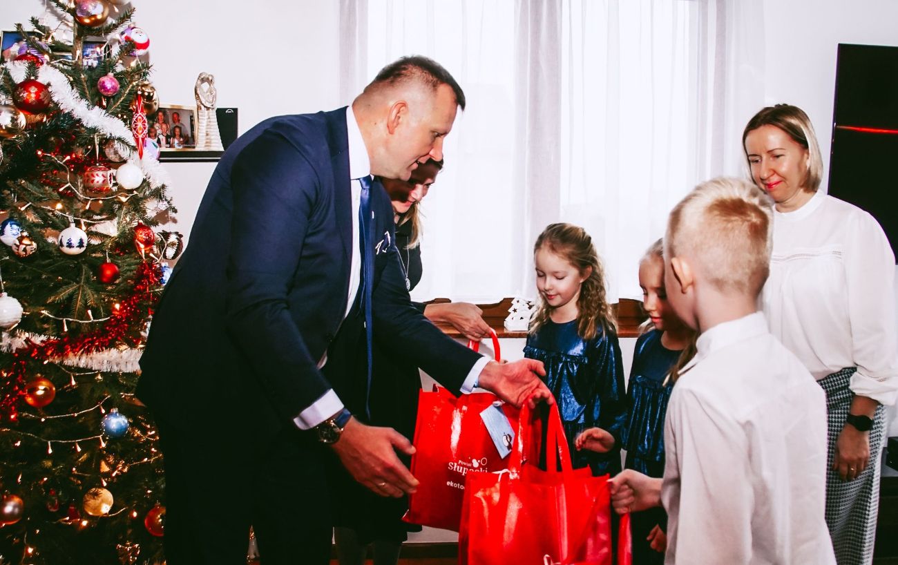 Z wizytą u trojaczków. To już tradycja