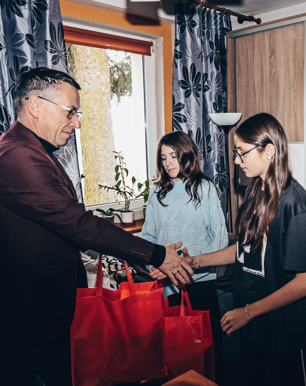 Z wizytą u trojaczków. To już tradycja